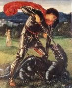 Sir Edward Coley Burne-Jones Saint George and the Dragon oil painting